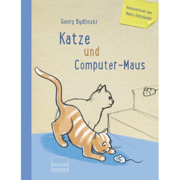 Katze und Computer-Maus